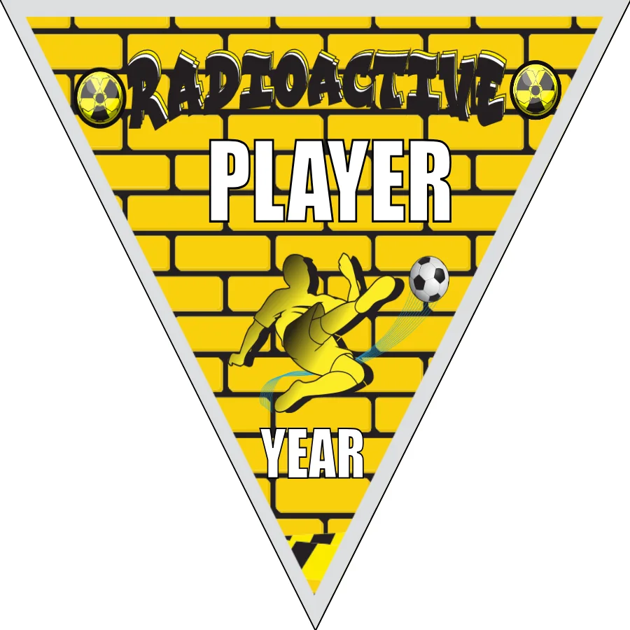 Radioactive Soccer Banner-soccer-banner-frame-picture
