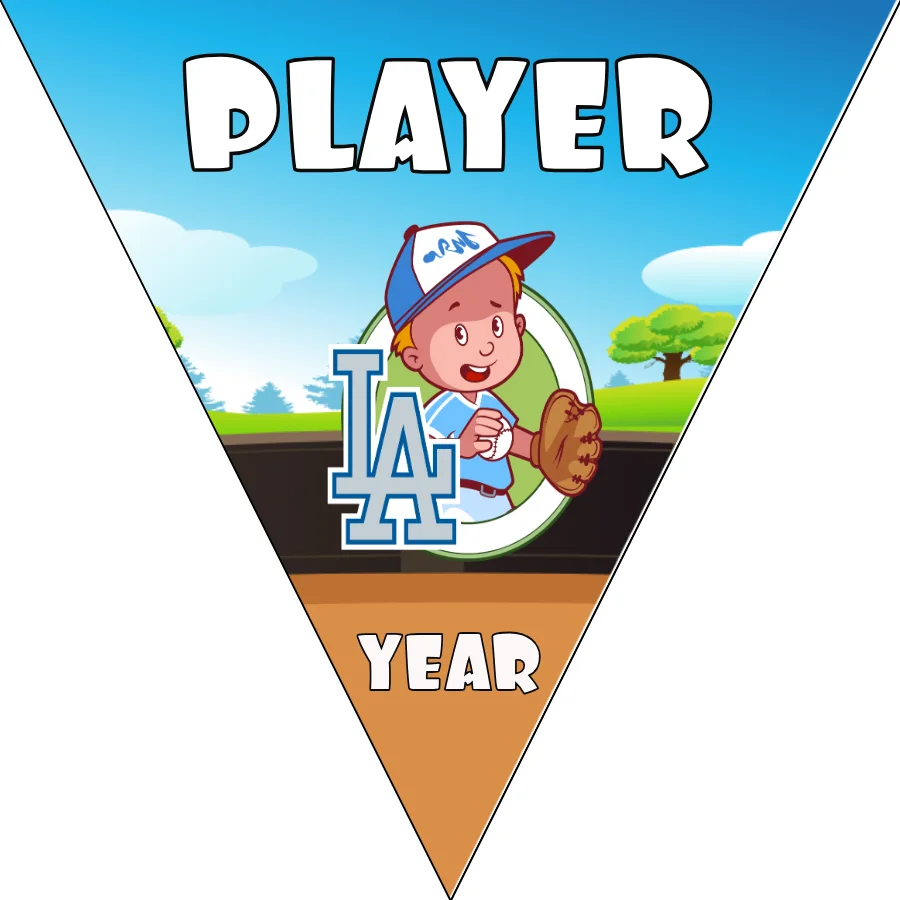 Dodgers Baseball Banner-baseball-banner-vector-art-images
