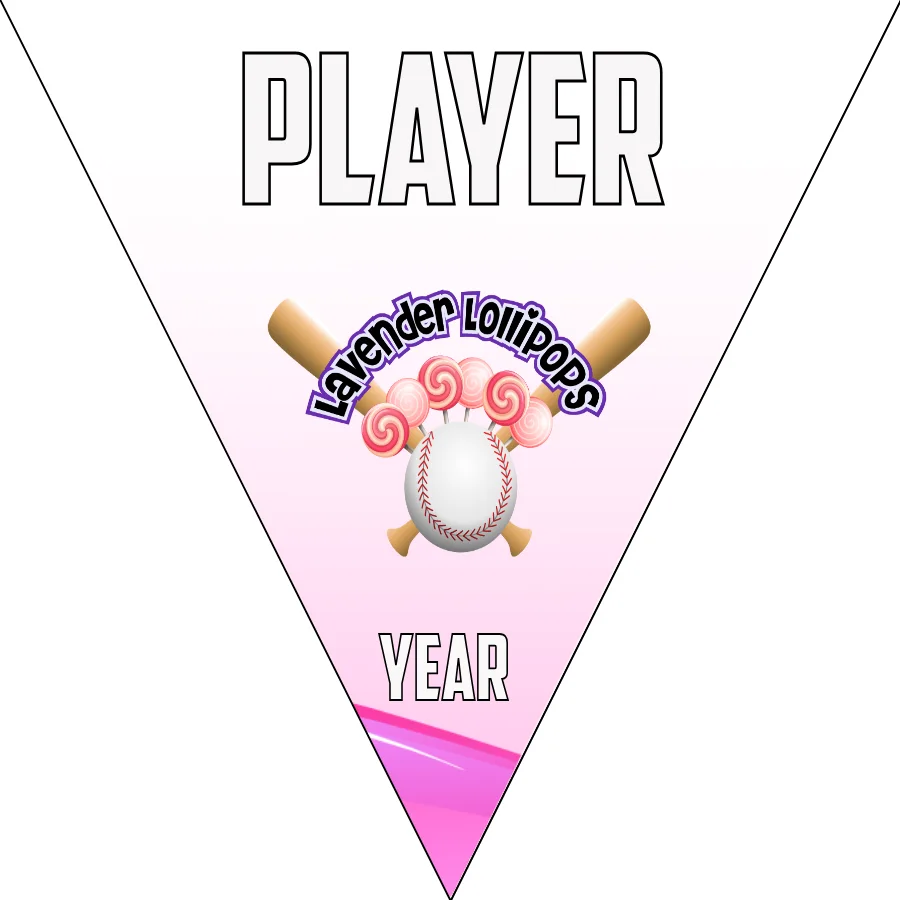 Lavender Lollipops Softball Banner-softball-banner-backgrounds-picture