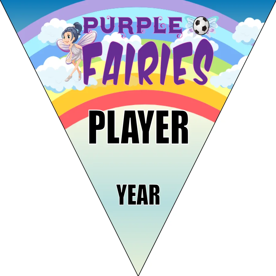 Fairies Purple Soccer Banner-soccer-banner-templates-picture
