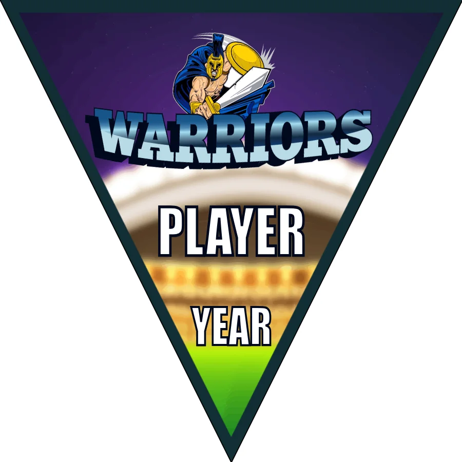 Warriors Blue Soccer Banner-soccer-banners-for-sale-picture