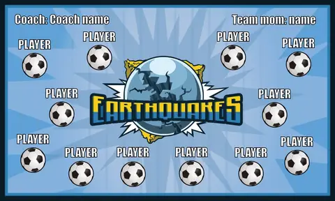 Earthquakes 2 Soccer Bannersoccer-banner-stand-pvc