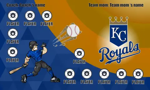Kansas 2 Baseball Banner-youth-baseball-banners-images