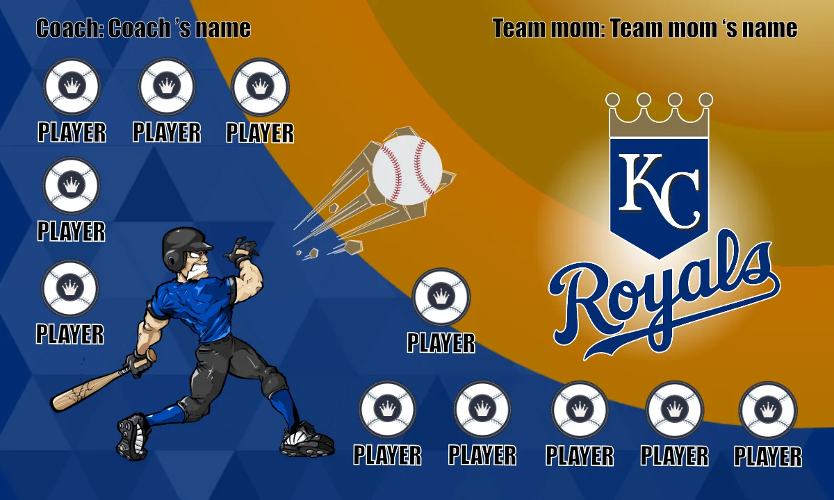 Kansas 2 Baseball Banner-youth-baseball-banners-images