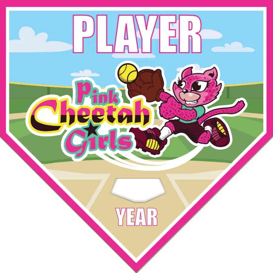 Pink Cheetah Girls-pink-blue-home-softball-banner-pictures-picture
