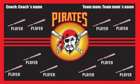 Pirates 3 Baseball Banner-baseball-banner-vector-art-images