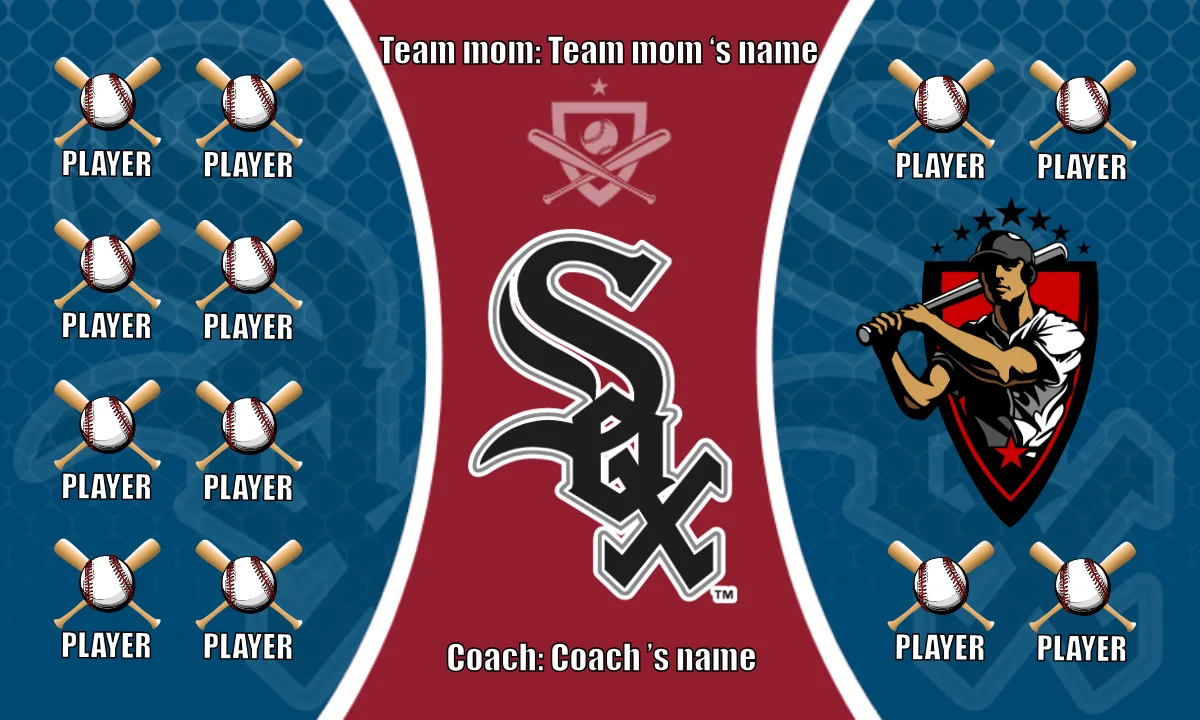 White Sox Baseball Banner-rawlings-baseball-banner-images