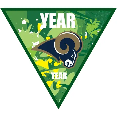 Los Angeles Rams  Football Banner football run through banner sayings images
