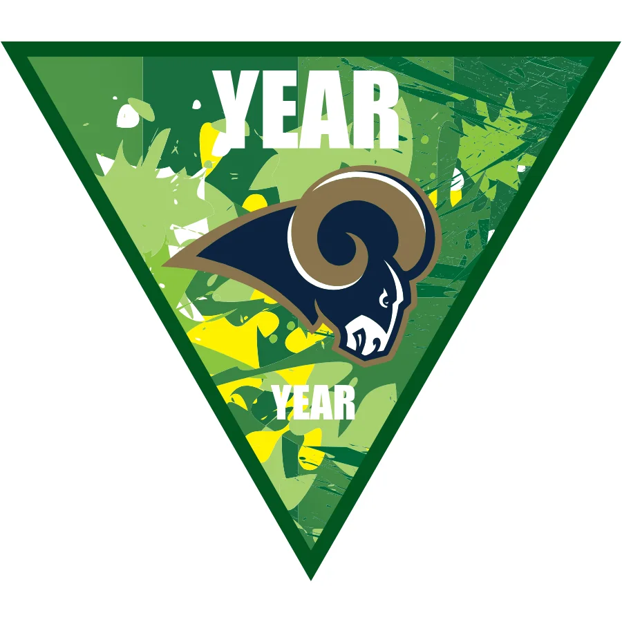 Los Angeles Rams  Football Banner football run through banner sayings images