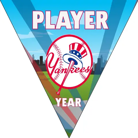 New York Yankees 3 Baseball Banner-etsy-baseball-banner-images