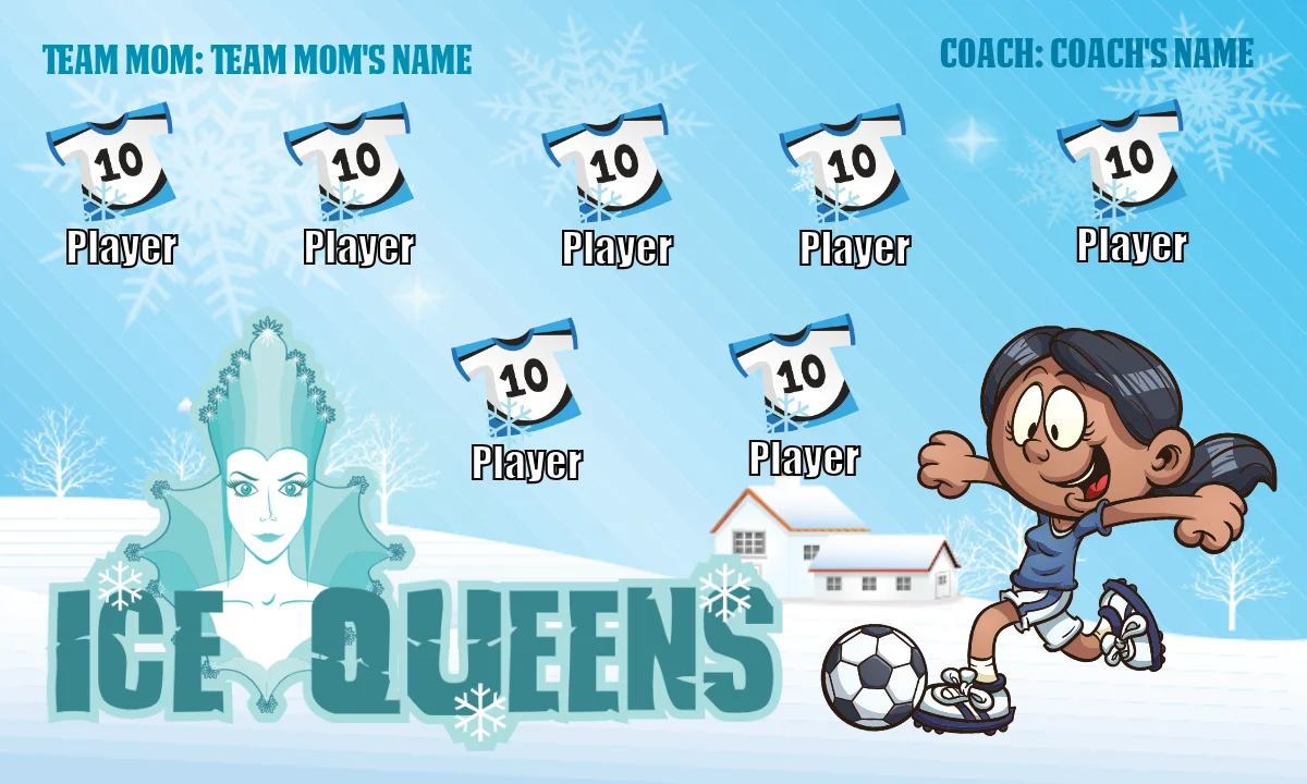 Ice queens Soccer Banner-banners-for-soccer-team