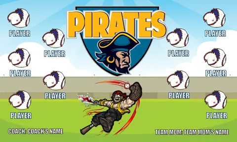 Pirates Softball Banner