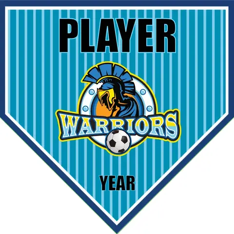 Warriors 2 Soccer Banner-soccer-team-banner-picture