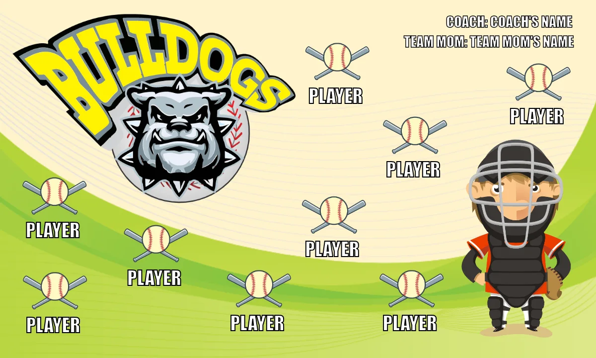 Bulldogs Softball Banner