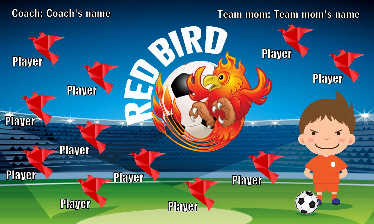 Redbird Soccer Banner-soccer-banner-exchange