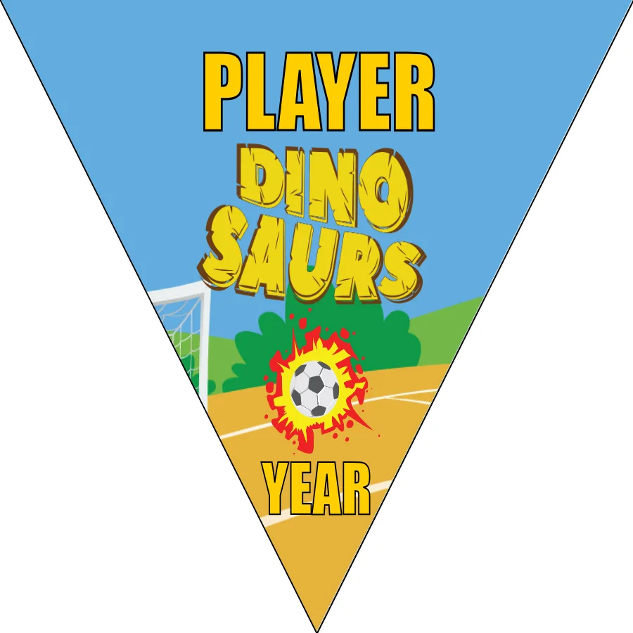 DinoSaurs 1 Soccer Banner-soccer-banners-picture
