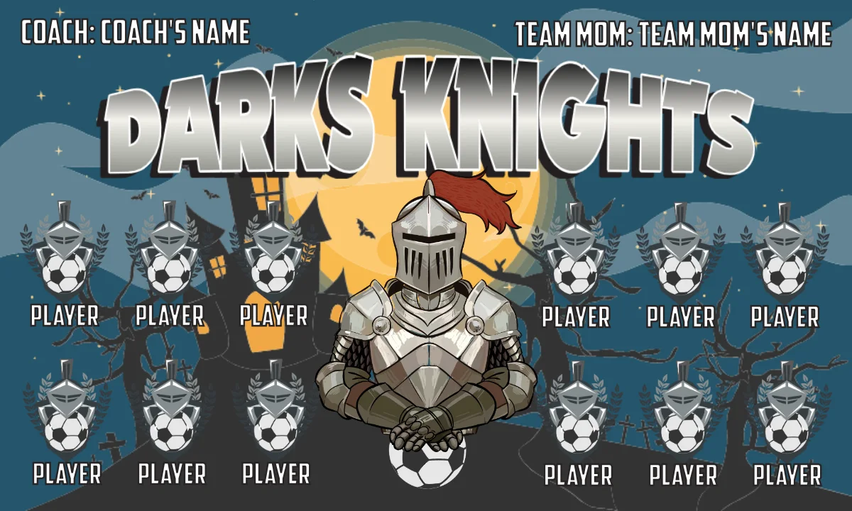 Knights Darks Soccer Banner-homemade-soccer-banner-ideas-picture