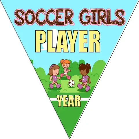 Soccer Girls Soccer Banner-soccer-banner-stand-picture