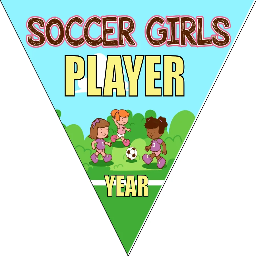 Soccer Girls Soccer Banner-soccer-banner-stand-picture