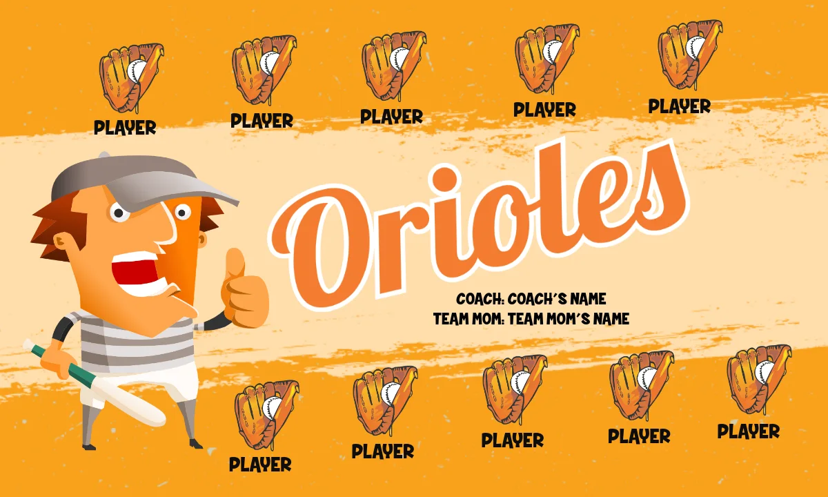 Orioles Baseball Banner-cheap-baseball-team-banners-images