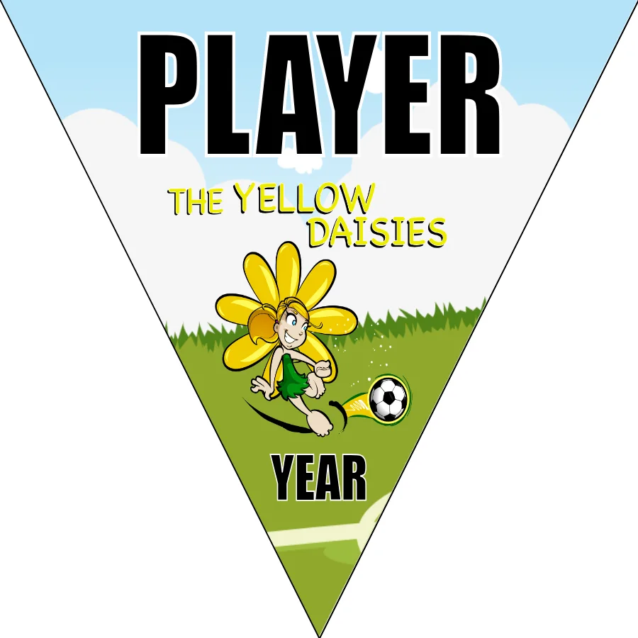 Daisies Yellow Soccer Banner-mexico-soccer-banner-picture