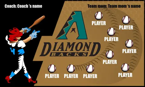 Diamond Black 2 Baseball Banner-baseball-baby-shower-banner-images