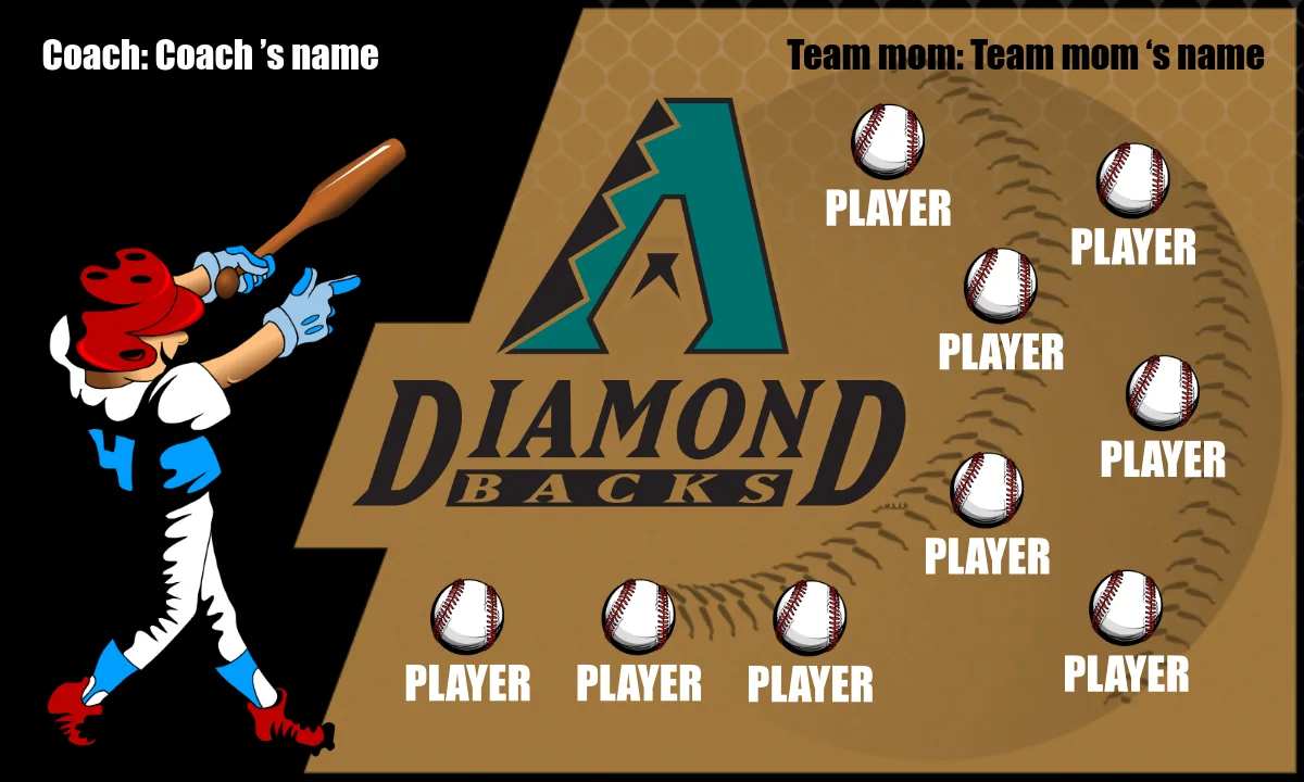 Diamond Black 2 Baseball Banner-baseball-baby-shower-banner-images