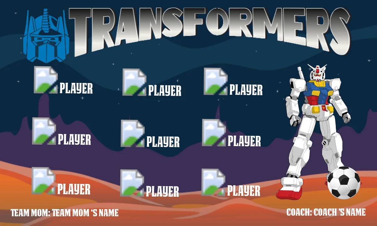Transformers 2 Soccer Banner-soccer-team-banner-picture