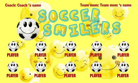 Soccer Smilers 1 Soccer Banner-design-soccer-banner-online