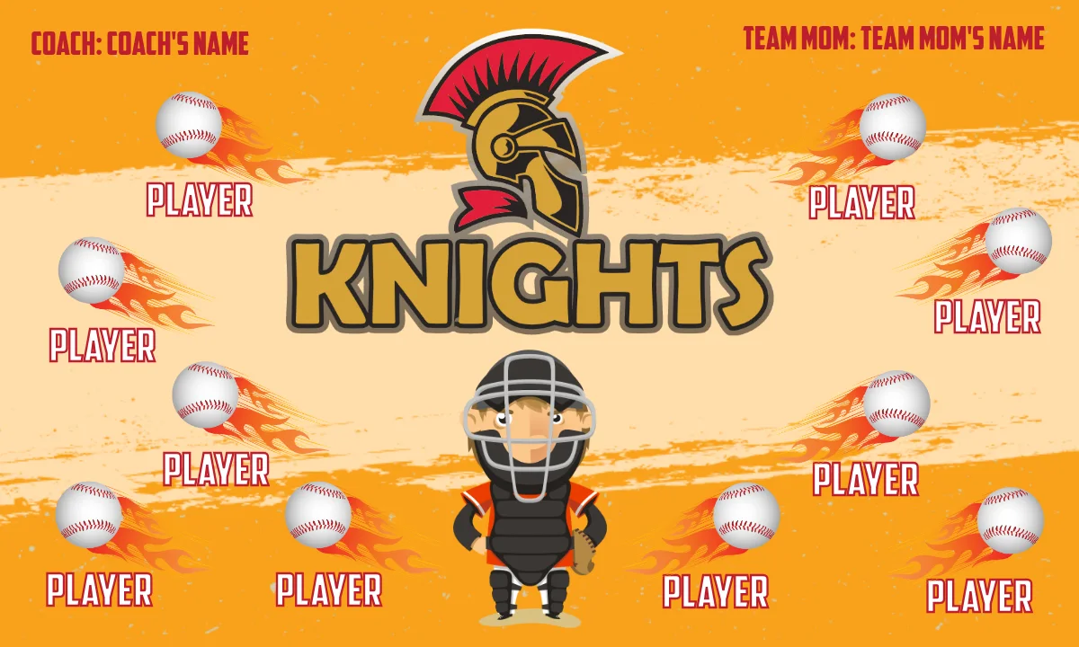Knights Softball Banner