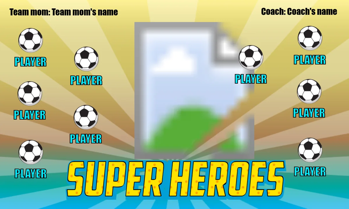 SUPER HEROES 2 Soccer Banner-how-to-make-a-soccer-banner-stand