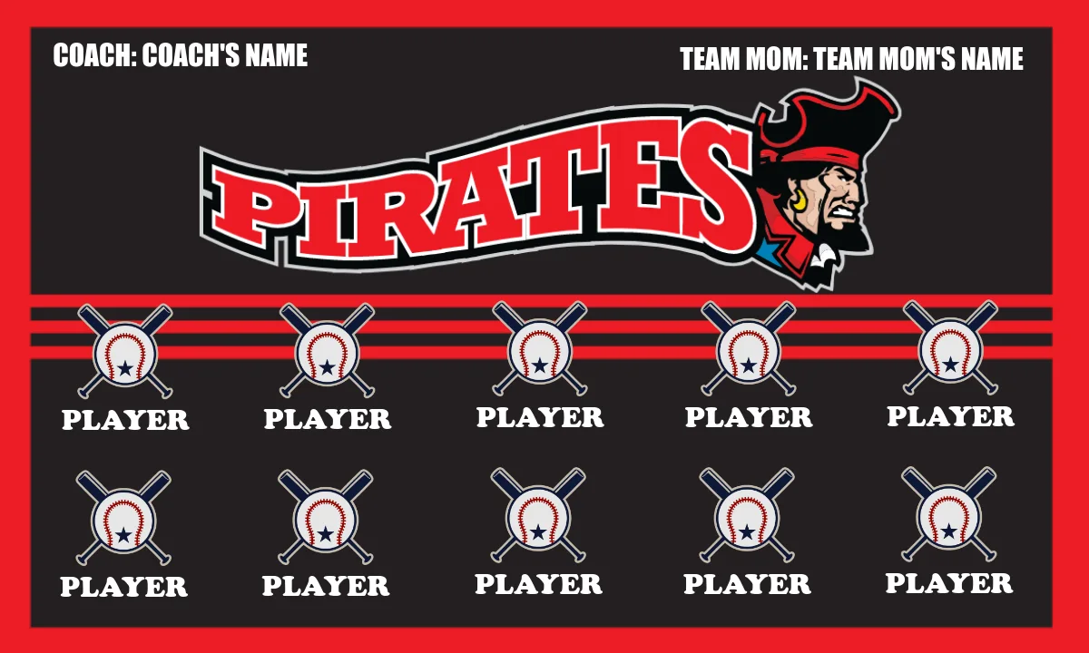 Pirates Softball Banner