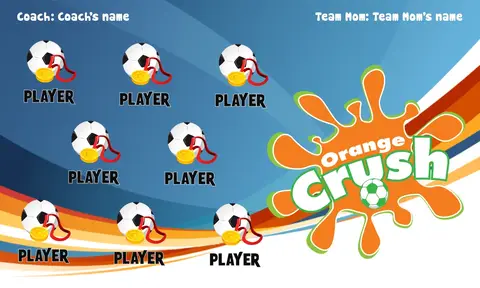 OrangeCrush Soccer Banner-soccer-birthday-banner-picture
