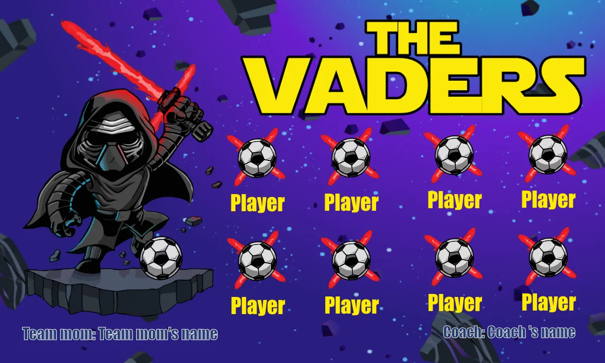 The Vaders Soccer Banner-soccer-banner-gallery-picture