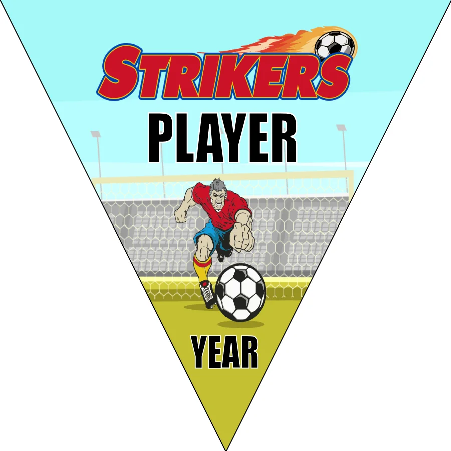 Strikers 1 Soccer Banner-soccer-ball-banner-picture