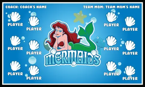 Mermaids 2 Soccer Banner-soccer-banners-in-oceanside-picture