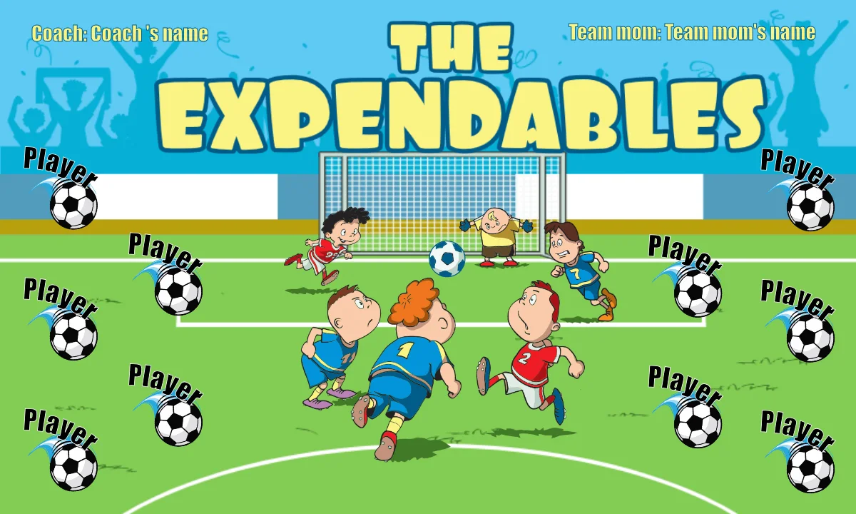 The Expendables 2 Soccer Banner-soccer-banner-picture