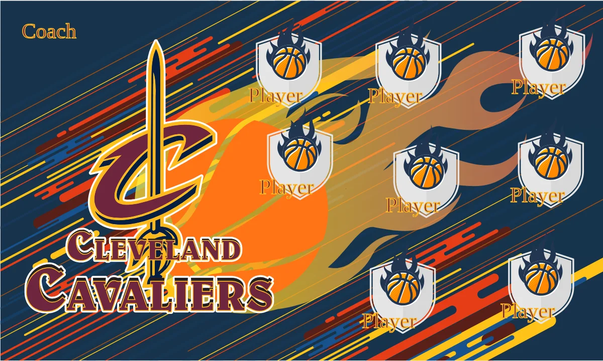 Cleveland Cavaliers 2 Basketball Banner basketball banner fortnite images