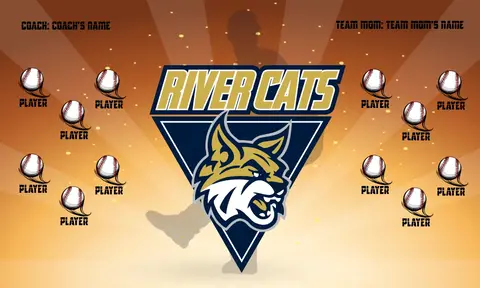 River Cats 1 Softball Banner-softball-team-picture-banners-images