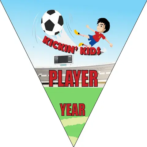 Kickin_s kids Soccer Banner