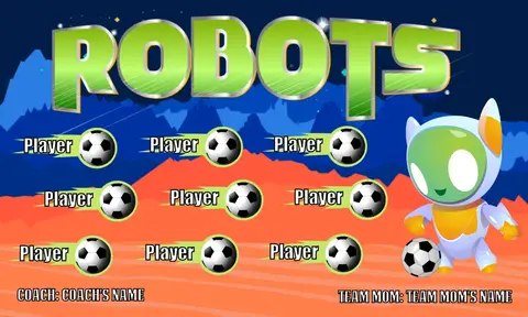 Robots Soccer Banner-soccer-banner-pole-kit
